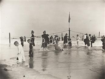 (FASHION--BATHING BEAUTIES) A group of 11 photographs of women in bathing suits, including some on the beach and others in studio setti